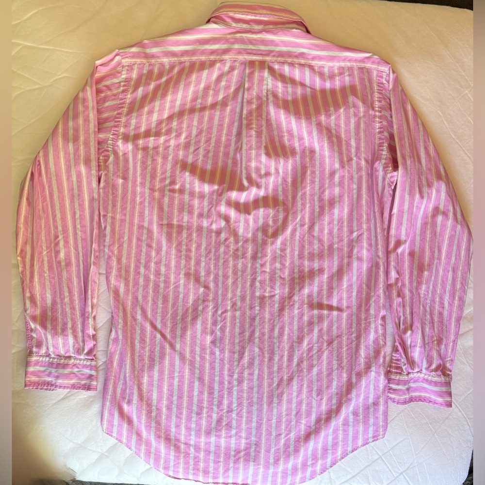 Ralph Lauren Pink Striped Shirt - Picture 2 of 4